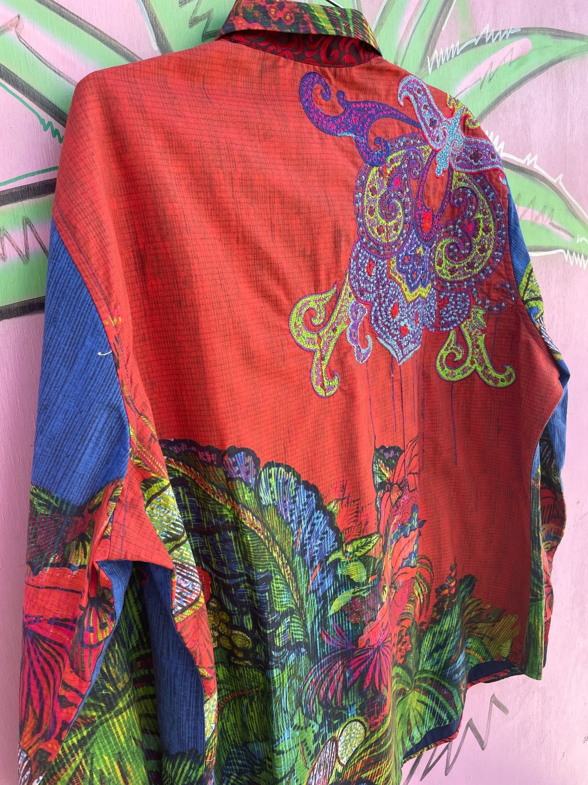 Robert Graham EMBROIDERED PATCHWORK LONG SLEEVE B… - image 7