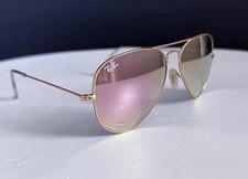 RAY-BAN RB3025 Aviator Sunglasses Gold Frame ...