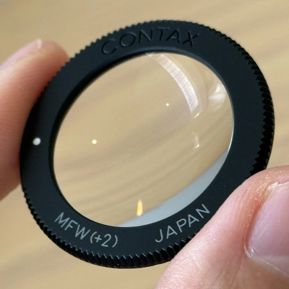 [UNUSED] Contax +2Diopter Lens MFW type for 645 MF-2 Waist Level finder in Box - Image 4 of 4