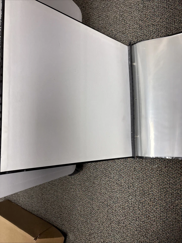 Black 12” X 12” Photo Album Or Scrapbook - Image 3 of 4