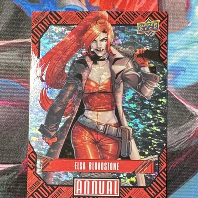 Upper Deck Marvel Elsa Bloodstone Silver Sparkle 2023-24 Annual Card #23
