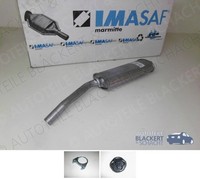 Imasaf ESD Auspuff Endtopf für VW Scirocco 1.8 66/82KW (53B) 1982-1983 + ZubehöR