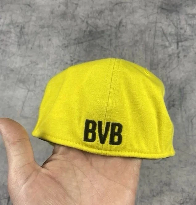 Gorra Puma vintage Borussia Dortmund BVB fútbol Y2K hombre fútbol amarillo Foto 4 de 4