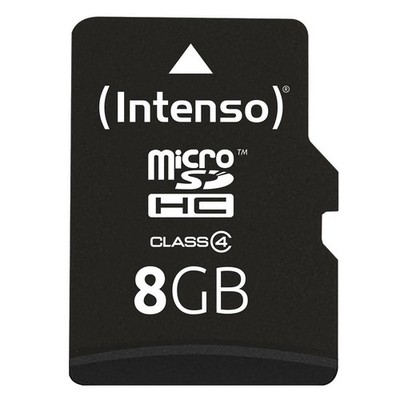 Intenso microSD 8GB Class 4 Speicherkarte inkl. SD-Adapter extern Datenspeicher