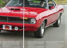 1970 Plymouth Barracuda Cuda 440 - Red 6 Pg Article Mopar