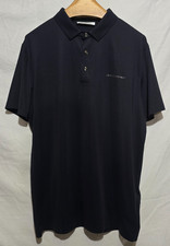 Brunello Cucinelli Made in Italy 100 Cotton SS Polo - Dark Blue - Sz XL 