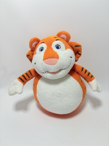 Baby Genius Roll Around Tempo Chime Plush Tiger Plush 8”