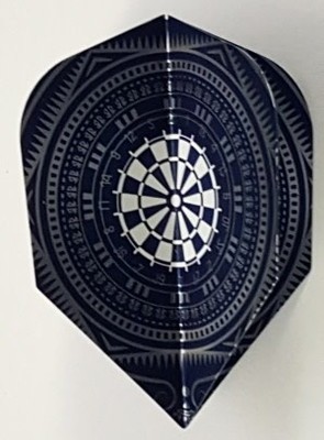 Harrows Quadro Blue Dart Board Standard Dart Flights