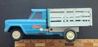 1962 TONKA, Farm Series, Jeep Gladiator Stake Bed Dump Truck Metal