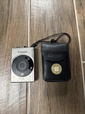 Canon IXY 24-48mm Zoom Lens f/4.5-6.2 Point  Shoot APS Film Camera with Case