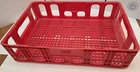 Vintage Coca Cola Enterprises Plastic Crate/Carrier 18.5" x 12.5" x 5" Coke Red