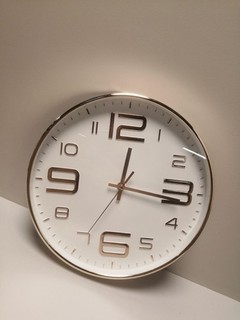 Outpicker 30 cm moderne geräuschlose Quarz Wanduhr – Wanddekoration für Küche