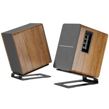 Desk Speaker Stands for Most Bookshelf Speakers, 22 lbs Capacity, 1 Pair black