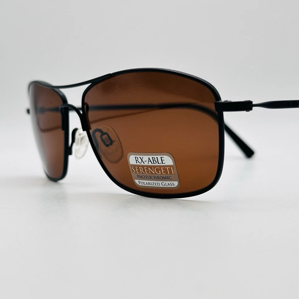 Serengeti Sunglasses Women Men Oval Polarized Photochromic CORLEONE - Image 4 of 4