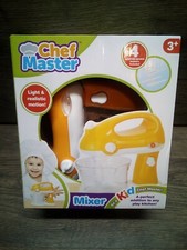 Be A Kid Chef Master- Battery operated MIXER Light  Realistic Motion  4 Beaters