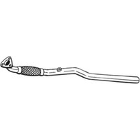 Bosal Abgasrohr Hosenrohr FüR Opel Astra H L48 1.4 A04 1.2 L35 F48_ F08_ 852-317