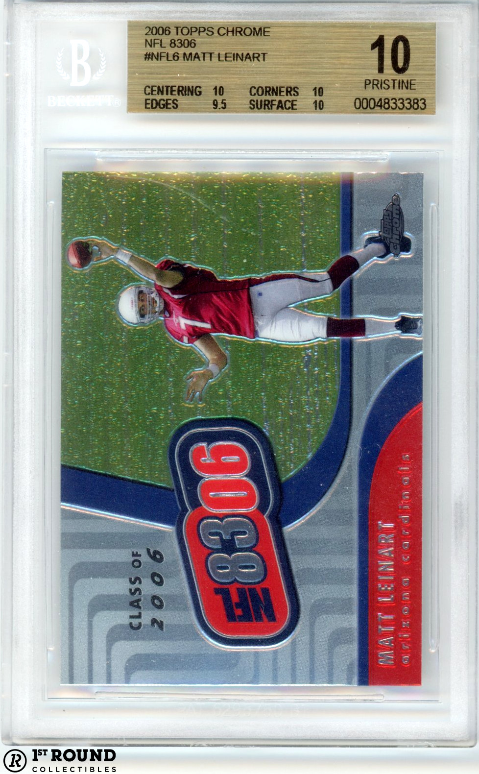 Matt Leinart Topps NFL 8306 #NFL6 NFL 8306-Chrome