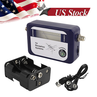 Digital Satellite DVB-T Finder TV Antenna Signal Strength Meter Compass DT