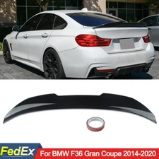 For 2014-20 BMW F36 430i Gran Coupe Only Duckbill PSM Trunk Spoiler Gloss Black