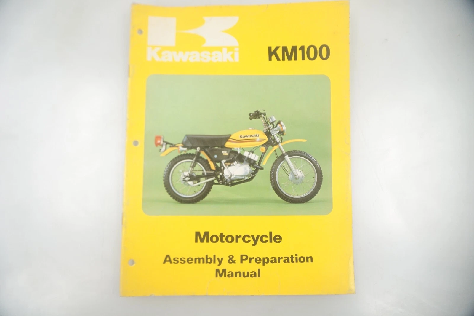 1978 Kawasaki KM 100 OEM Motorcycle Assembly Manual 99931-1024-01