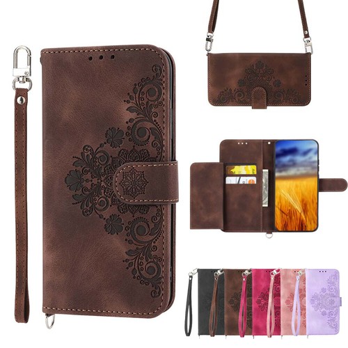 PU Leather Case For iPhone 15 14 13 12 11 Pro Max XS XR Flip Wallet Phone Cover - Picture 17 of 39