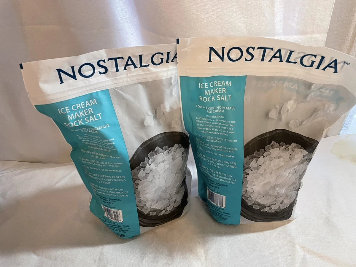 Nostalgia RSBG8LB Rock Salt Bag, 8 lb