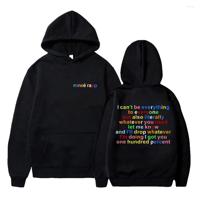 two sided hoodie, Renee Rapp Everything To Everyone Lyrics Hoodie, shirt US