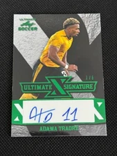 2022 Leaf Ultimate Soccer Auto ADAMA TRAORE 1/6 Green #S-AT1