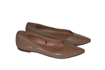 Rebecca Allen Women's The Skim Ballet Flat, Nude women size 7.5M leather upper