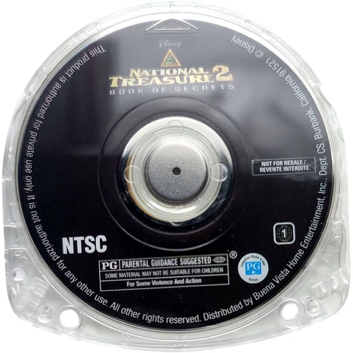 National Treasure 2 UMD - Sony Playstation Portable PSP Tested Authentic