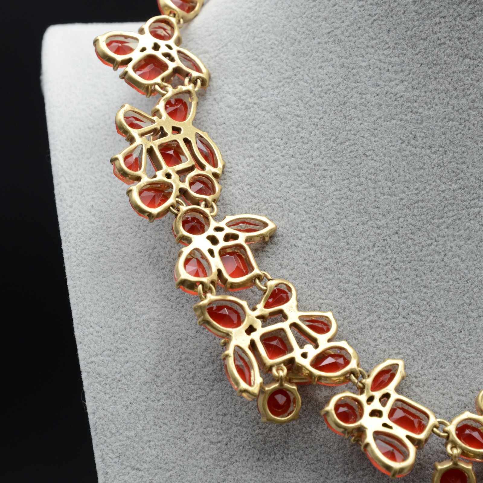 J. Crew Crystal Cluster Stone Statement Necklace … - image 6