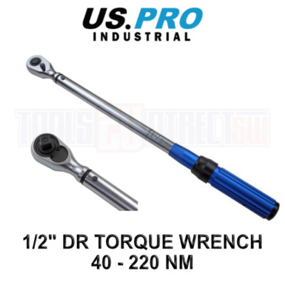 US Pro Industrial 1/2'' Dr Drehmomentschlüssel 40 - 220 Nm, bidirektional, Ratsche 6863