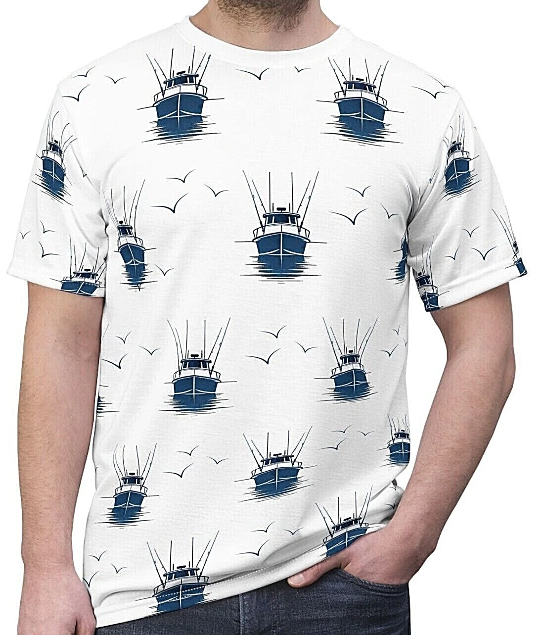 Lightweight, Ultra-Soft, & Breathable Men's Short Sleeve Fishing T-Shirt
