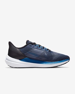 Size 11.5 - Nike Air Winflo 9 Obsidian Dark Marina Blue for  display picture 2