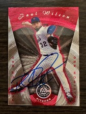 Paul Wilson AUTOGRAPH* 1997 Pinnacle Platinum Red  #2357/3999  -9053