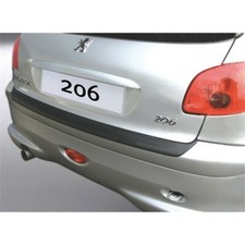 Protezione paraurti posteriore ABS nero Peugeot 206 1998-2009