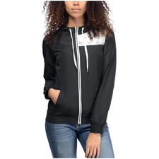 Roni Black Elephant Windbreaker Jacket By Empyre, Size: Large, Euc