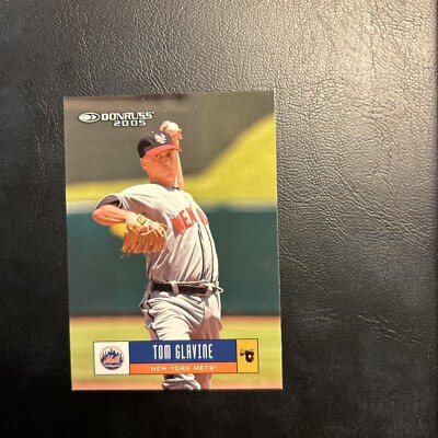 B98a Tom Glavine #262 New York Mets 2005 Donruss