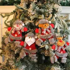 Santa Claus Snowman Deer Doll Xmas Tree Hanging Decor Gift Christmas Ornament