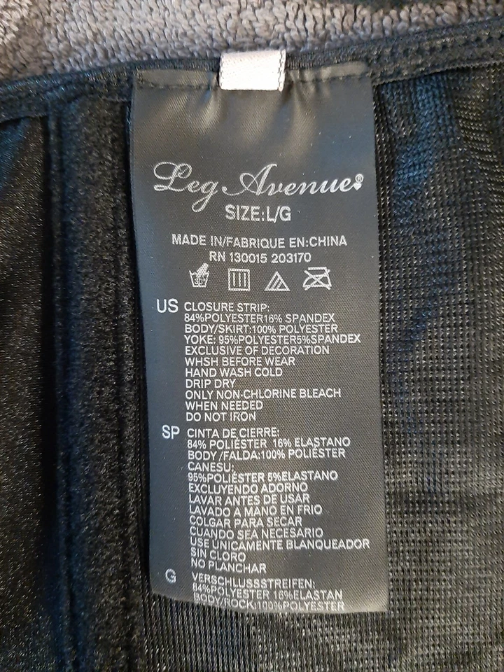 Sexy Corsé Disfraz Mariposa Leg Avenue 2 Piezas con Falda de Tul Foto 3 de 4