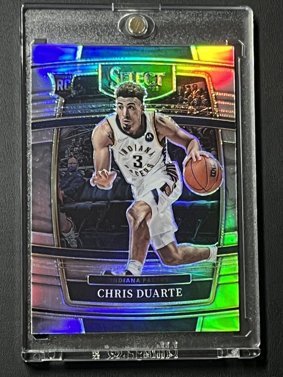 2021-22 Panini Select Basketball Chris Duarte Silver Rookie #41 Pacers RC