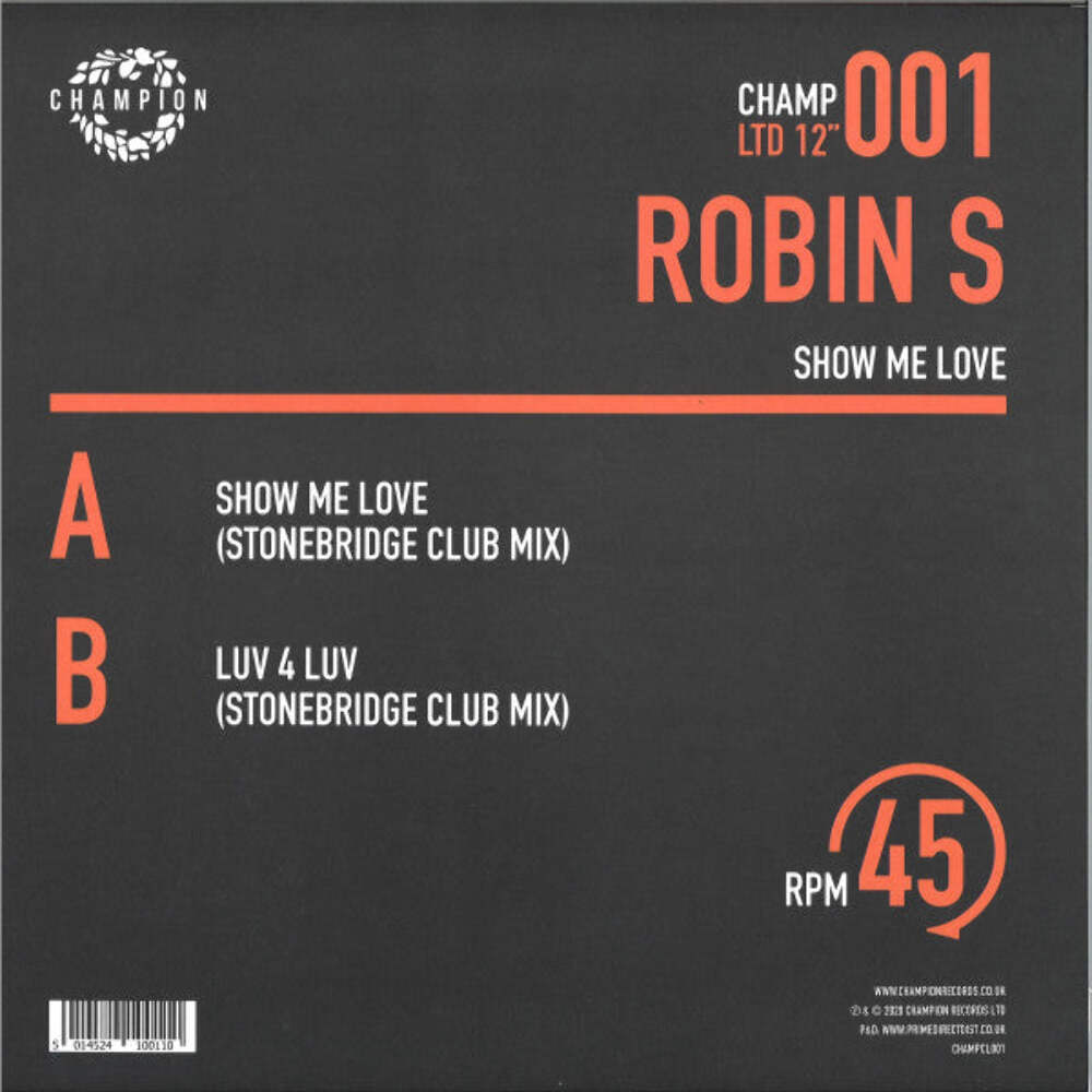 Robin S - Show Me Love (12