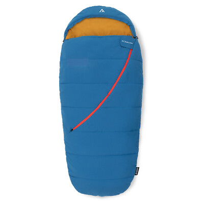 Kinderschlafsack qeedo Buddy Junior Mumienschlafsack, Schlafsack Kinder, blau