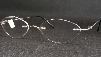 Marc Cain TRENDS & MORE 7019 SG52 Silver /Gold UNIQUE RARE EYEGLASSES 52-17-130