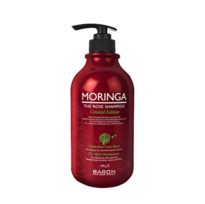 BARON Moringa The Rose Hair Shampoo 16.9OZ Nutrition Moisturizer K beauty