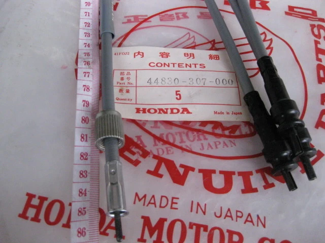 CABLE VELOCÍMETRO HONDA CB175 CL175 CB200 CL200T XL175 GENUINO NOS JP Foto 4 de 4