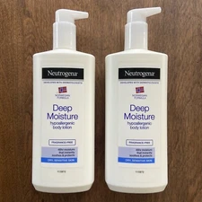 Neutrogena Norwegian Formula Deep Moisture Body Lotion Set (2) Bottles - NEW