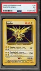 Pokemon Zapdos Base Set Unlimited Holo Rare #16 PSA 5