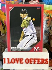 2022 Choice Mississippi Braves Justin Yeager #30 Southern Minor League Rookie