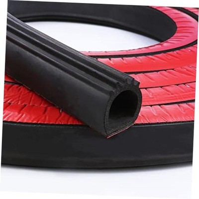 D-Shape Door Rubber Seal Strip 1'' RV Slide Out Seal Self-Adhesive EPDM 6 Feet